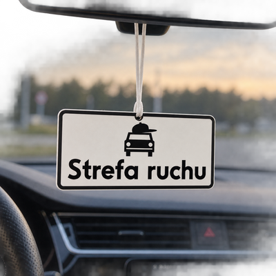 Zawieszka zapachowa strefa ruchu